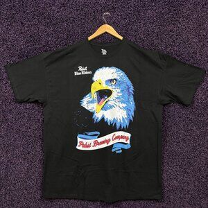 Pabst Brewing Company Patriotic Eagle Beer Promo T-Shirt XXL